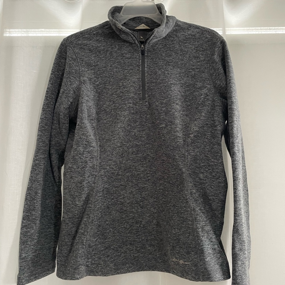 Eddie Bauer Fleece- Heathered gray